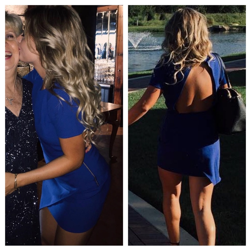 Blue Mini Dress - x Naven Twins Breathtaking Dress in Blue - REVOLVE